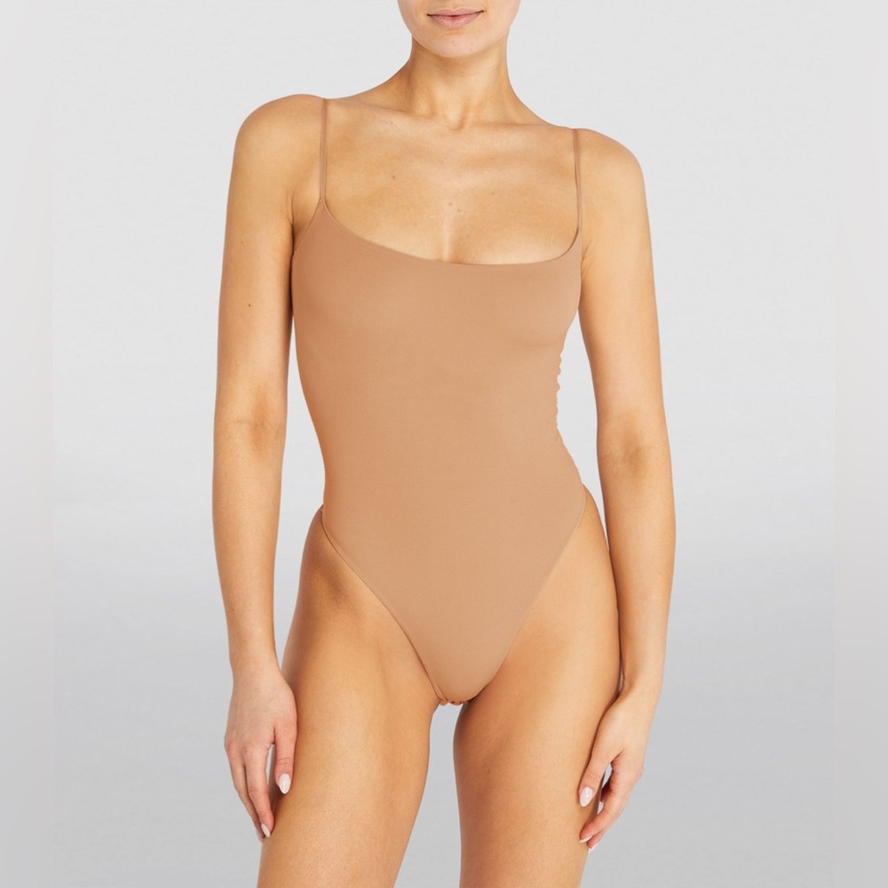 Free People Intimately Women’s Blush Seamless Bodysuit Sz M-L NWT